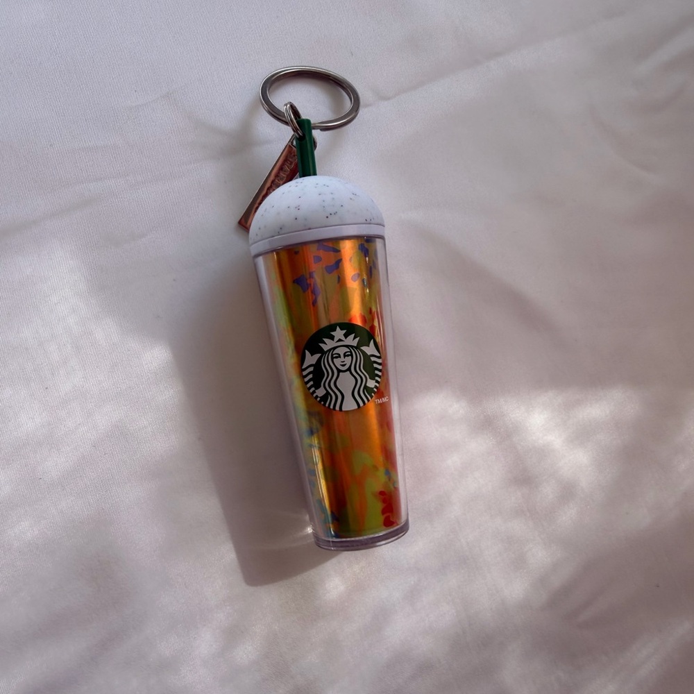 Starbucks Multicolor Tumbler Keychain